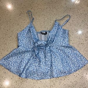 Shein Tie Top